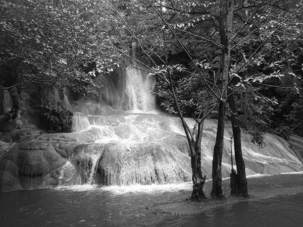Lenscapes #27 by Jeremy Chin - Water Fall at River Kwai