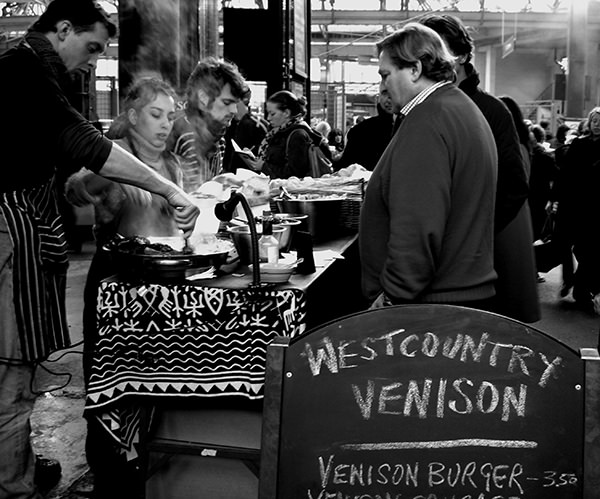 Life In Mono #3 by Jeremy Chin - West Country Venison, Borough Market, London