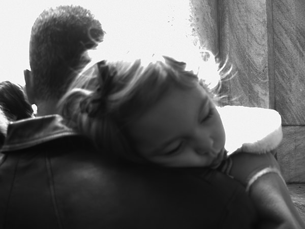 Sprouts #18 by Jeremy Chin - Young Girl Asleep on Dad's Shoulder