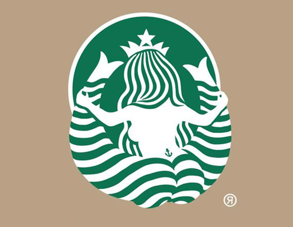 Coffee #121: Starbucks logo from behind.