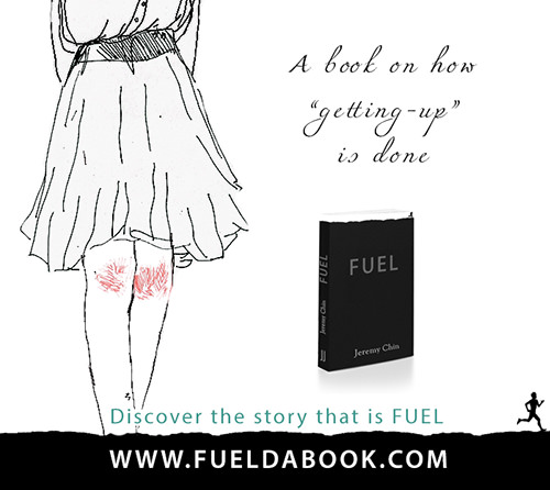Fuel Posters #9: A book on how getting up is done.