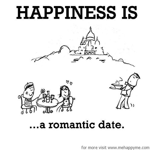 Happiness #19: Happiness is a romantic date.