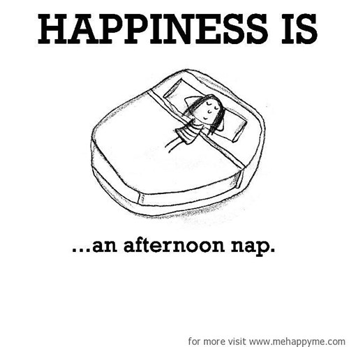 Happiness #21: Happiness is an afternoon nap.