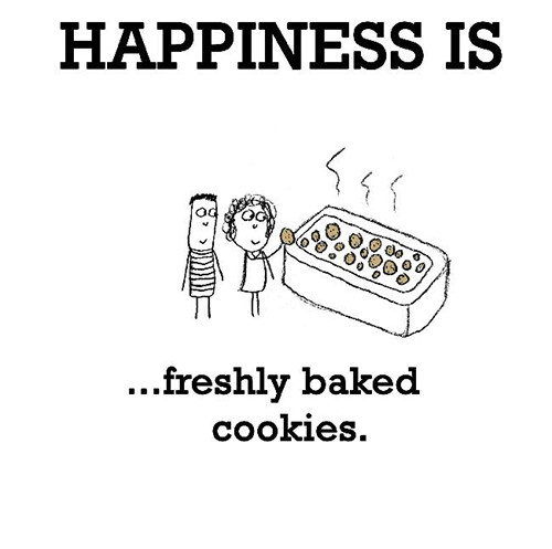 Happiness #103: Happiness is freshly baked cookies.