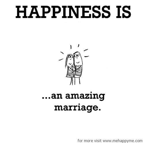Happiness #166: Happiness is an amazing marriage.
