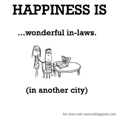 Happiness #175: Happiness is wonderful in-laws (in another city).