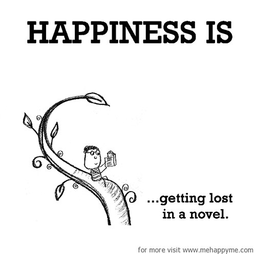 Happiness #192: Happiness is getting lost in a novel.