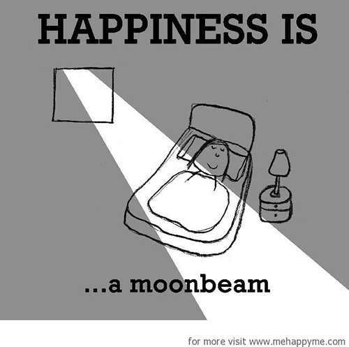 Happiness #264: Happiness is a moonbeam.