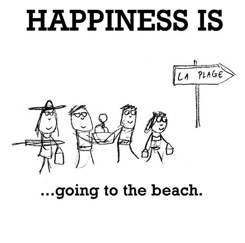 Happiness #273: Happiness is going to the beach.