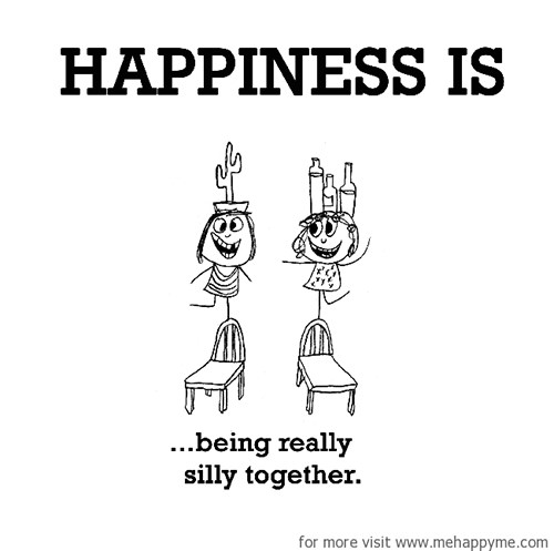 Happiness #459: Happiness is being really silly together.