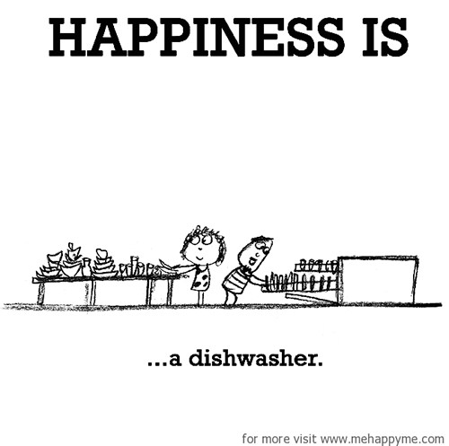 Happiness #469: Happiness is a dishwasher.