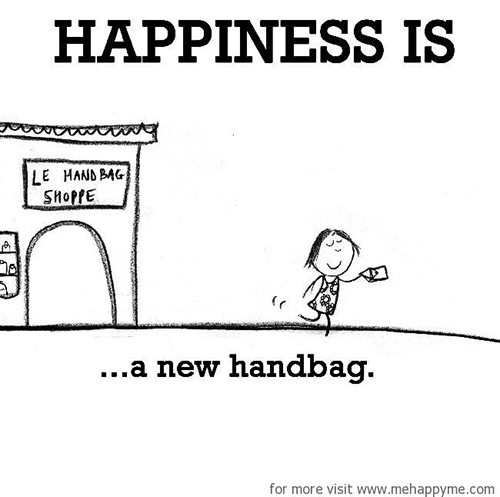 Happiness #546: Happiness is a new handbag.