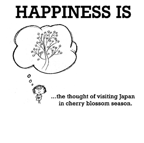 Happiness #619: Happiness is the thought of visiting Japan in cherry blossom season.