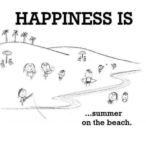 Happiness #679: Happiness is summer on the beach.