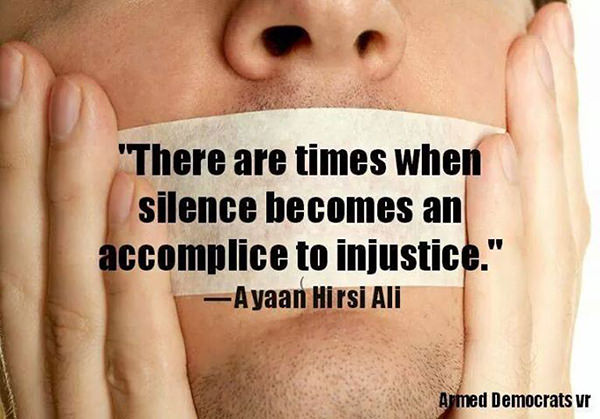 Hard Truths #1: There are times when silence becomes an accomplice to injustice.