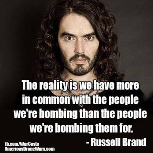 Hard Truths #5: The reality is we have more in common with the people we're bombing than the people we're bombing them for.