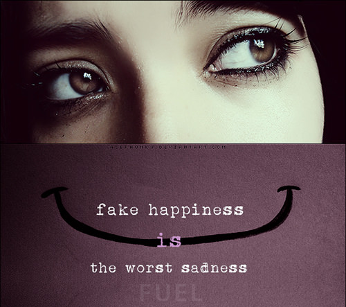 Hard Truths #150: Fake happiness is the worst sadness.