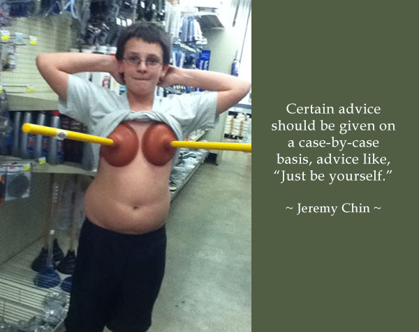 Jeremy Chin #79: Certain advice should be given on a case-by-case basis, advice like, 