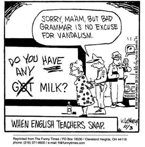 Literary #13: English Teacher Humor
