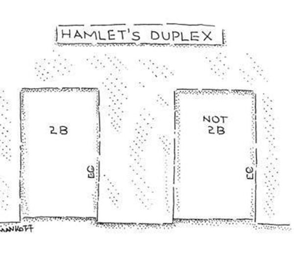 Literary #105: Hamlet's Duplex