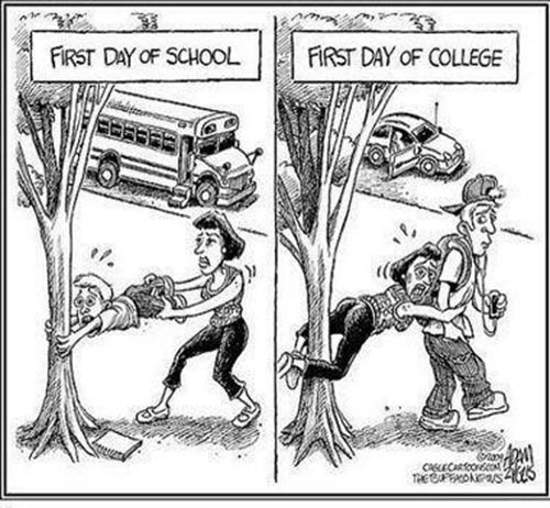 Parenting #16: First day of school. First day of college.