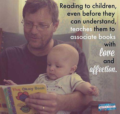 Parenting #42: Reading to children even before they can understand teaches them to associate books with love and affection.
