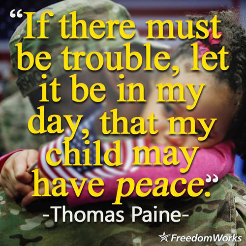 Parenting #48: If there must be trouble, let it be in my day, that my child may have peace.