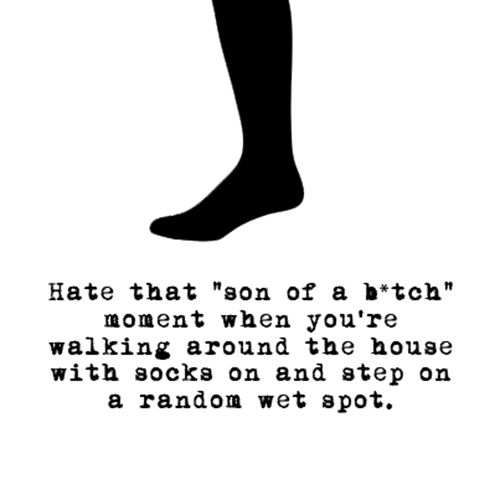 Relatable Humor #16: Wet Socks Humor