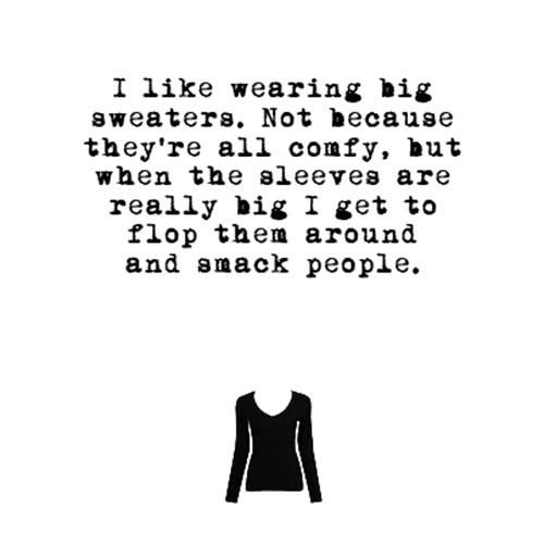 Relatable Humor #42: Sweater Fashion Humor