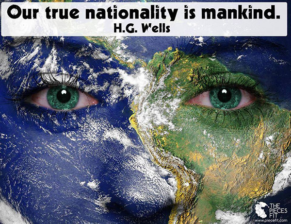 Save Our Planet #5: Our true nationality is mankind.