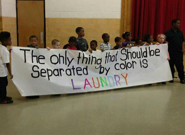 Save Our Planet #55: The only thing that should be separated by color is laundry.