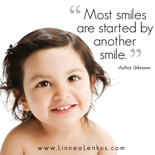 Spread Love #23: Most smiles are started by another smile.