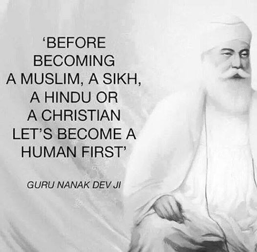 Spread Love #31: Before becoming a Muslim, a Sikh, a Hindu or a Christian, let's become a human first.