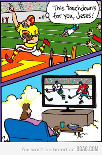 Tickled #42: Football, Hockey and Jesus