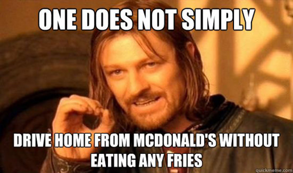 Tickled #154: Funny McDonald's French Fries Aragon Meme