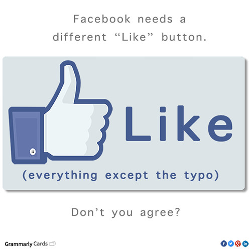 Tickled #252: Facebook Like Button Without The Typo