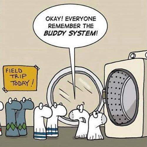 Tickled #375: Widowed Socks Prevention System