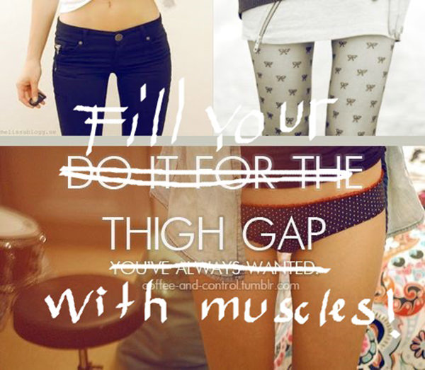 Tickled #381: Thigh Gap Humor