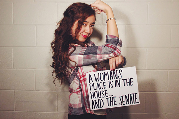 Tickled #383: A woman's place is in the house and the senate.