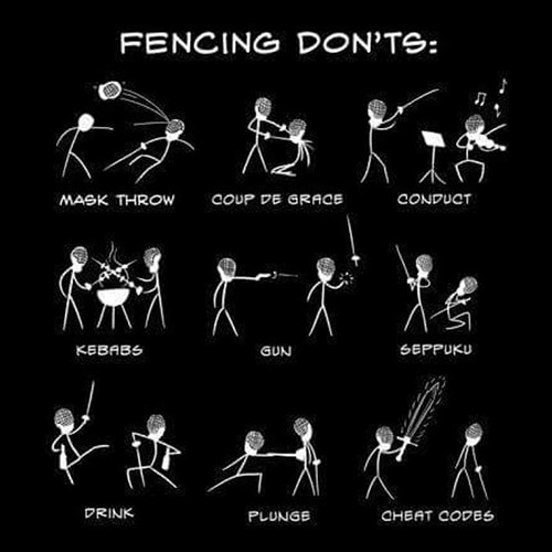 Tickled #555: Fencing Don'ts