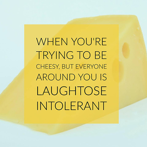 Tickled #688: When you're trying to be cheesy, but everyone around you is Laughtose Intolerant.