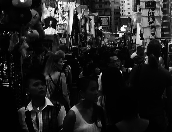 Life In Mono #22 by Jeremy Chin - Hong Kong at Night