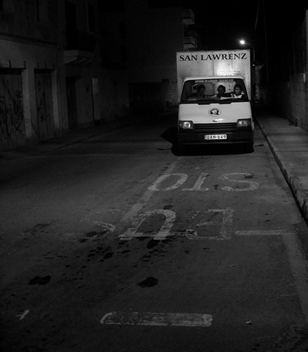 Life In Mono #32 by Jeremy Chin - Night Time in Marsaxlokk, Malta