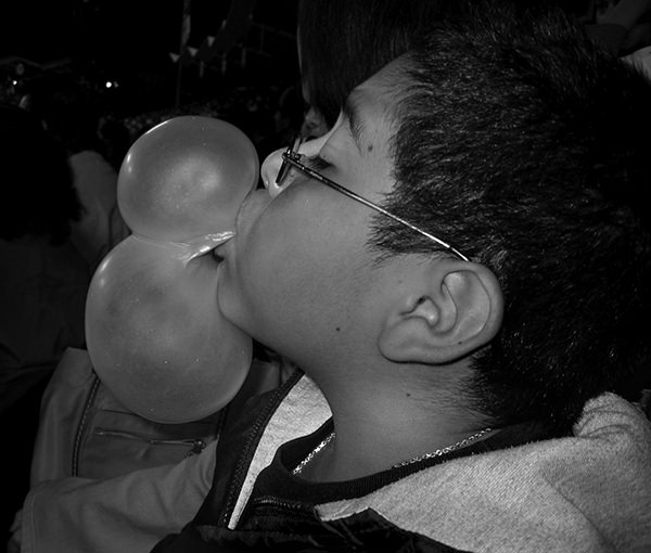 Sprouts #13 by Jeremy Chin - Victor Gutierrez Blowing Chewing Gum