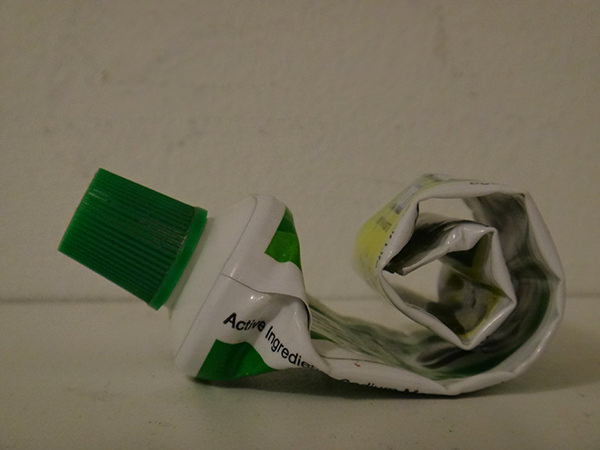 Stills #6 by Jeremy Chin - Rolled Tube of Darlie Toothpaste