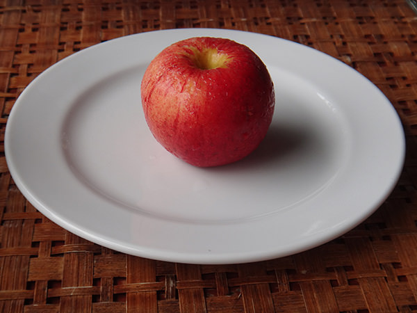 Stills #15 by Jeremy Chin - Apple on Plate